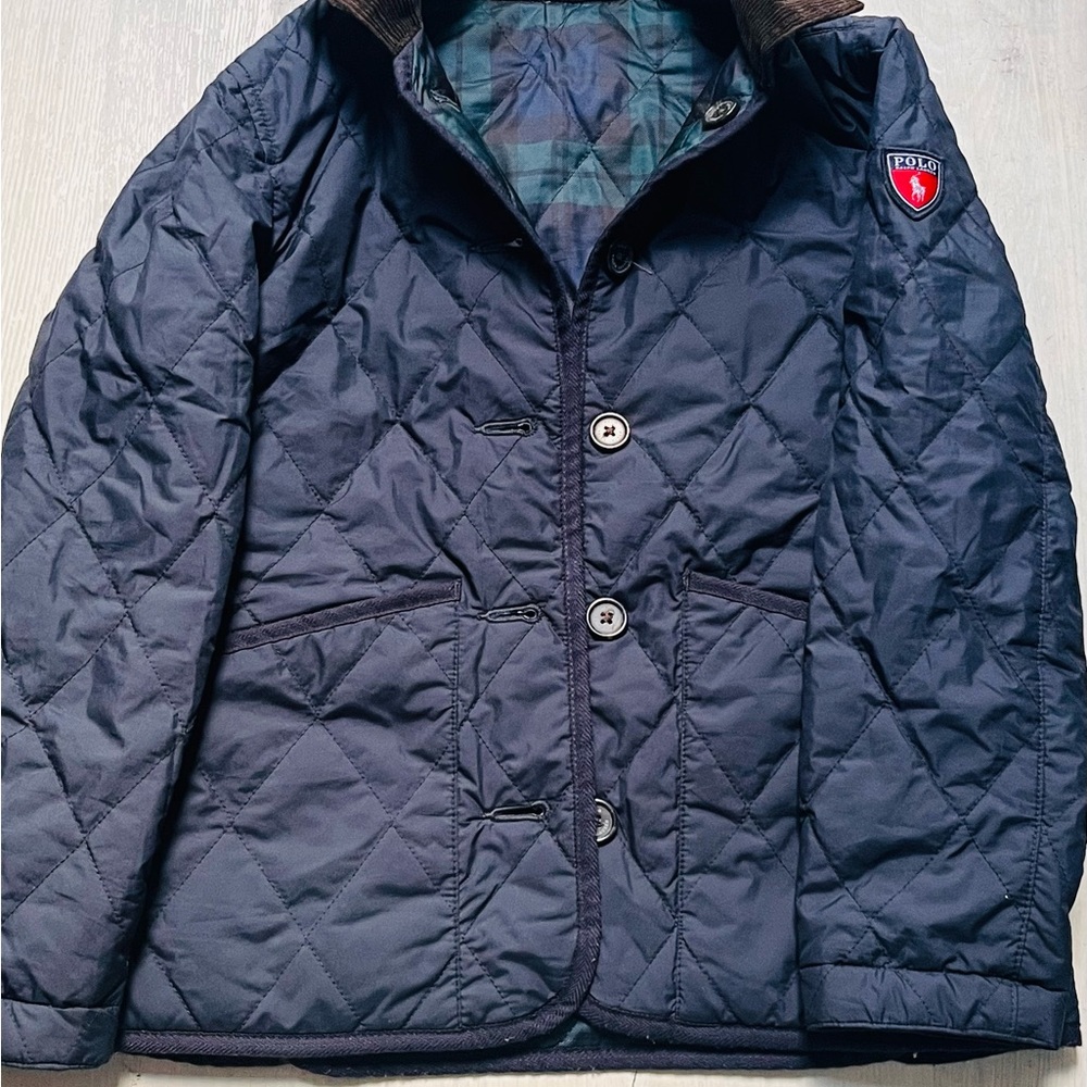 Ralph Lauren Reversible Plaid Quilted Jacket